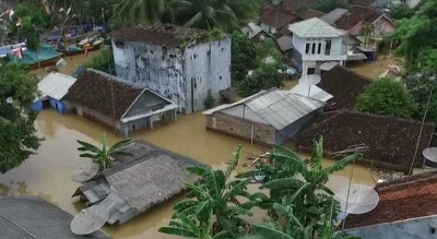 Labuan Pandeglang Banten Direndam Banjir Tiga Meter