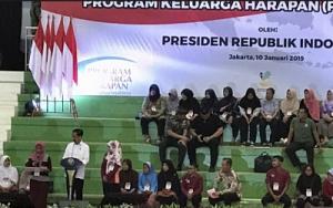 Ini Kata Presiden Jokowi di GOR Ciracas Perihal PKH