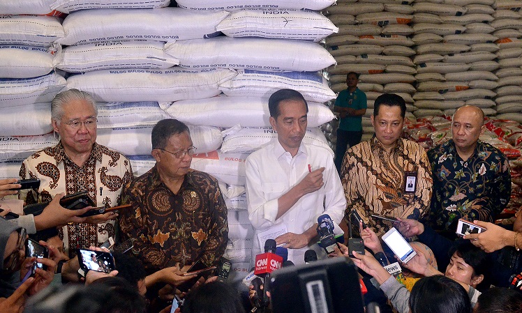 Stok Menumpuk, Presiden Jokowi Berharap Harga Beras Bisa Turun