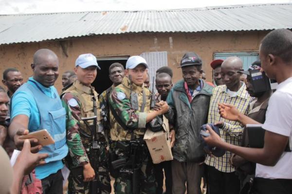 Kontingen Garuda Berhasil Damaikan Pertikaian Antar Dua Suku di Republik Demokratik Kongo