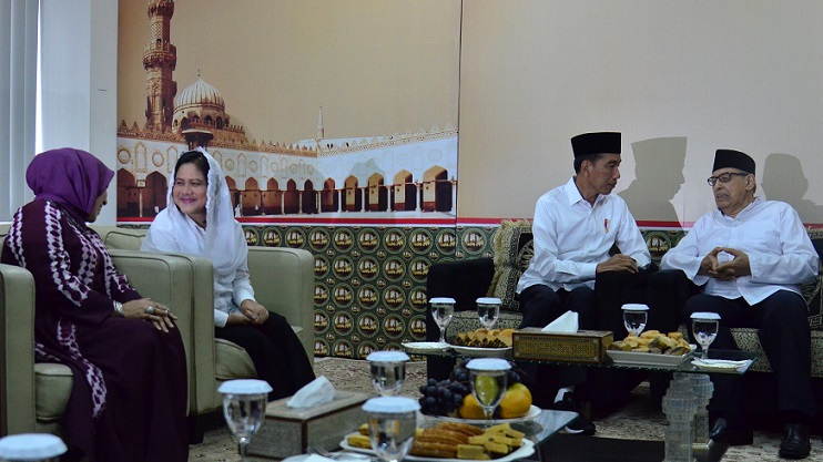 Silaturahmi ke Quraish Shihab, Presiden Jokowi: Kami Bicara Islam yang Moderat