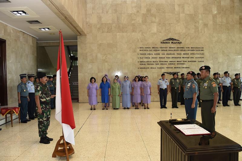 Panglima TNI Pimpin Sertijab Kasum TNI