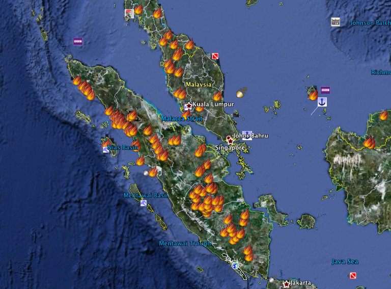 BMKG Deteksi Titik Api Di Kepulauan Riau Jumlahnya Semakin Meningkat