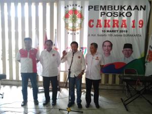 Lawan Hoaks, Relawan Jokowi Resmikan Cakra 19 di Solo 
