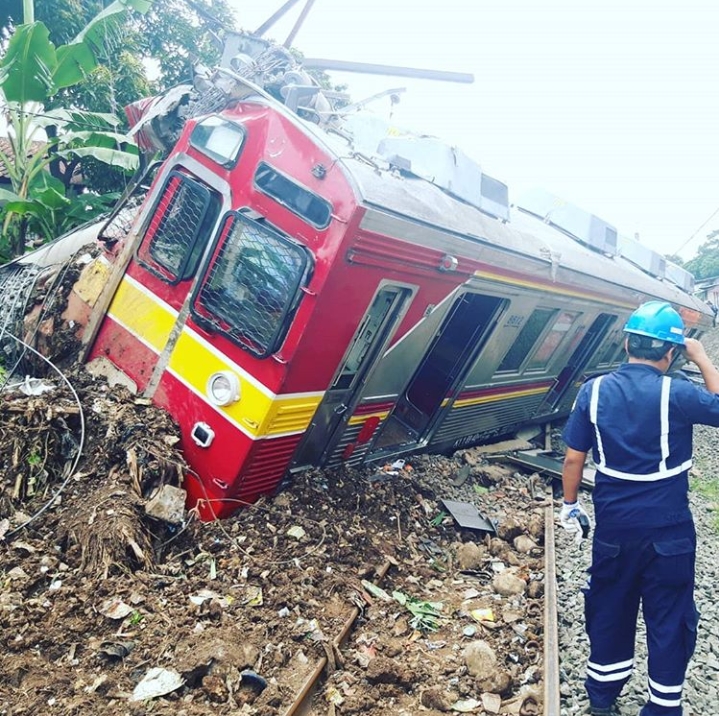 Kereta Anjlok Di Kebon Pedes, KNKT : Ini Lebih Ke Human Factor