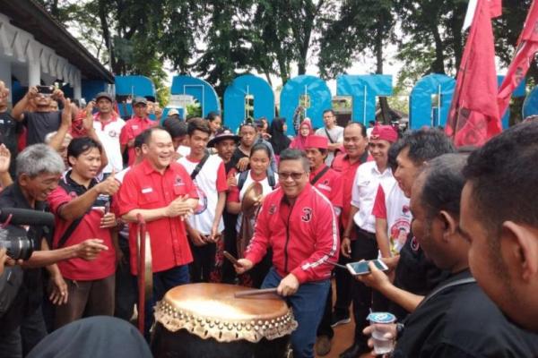 PDIP Kampanye Kreatif di Banten, Sekjen PDIP Paparkan Pembangunan Waduk Karian Lebak