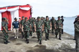 Panglima TNI Tinjau Latihan Koarmada I di Cilegon