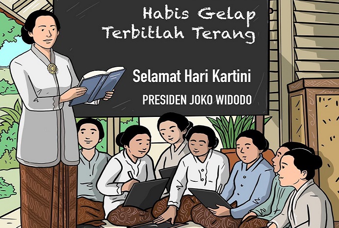 Presiden Jokowi: Mari Terus Gelorakan Semangat Juang Ibu Kartini