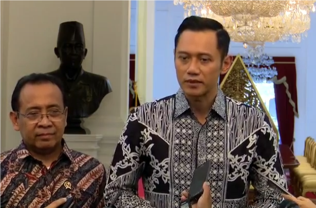 Ketemu Jokowi, AHY Sampaikan Salam Kedua Orang Tuanya