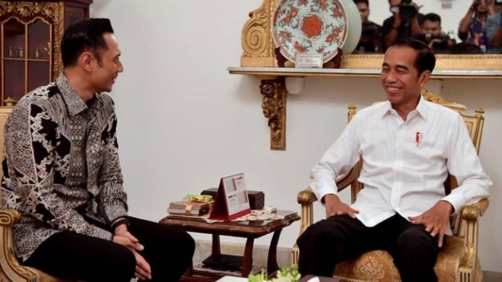 Bertemu Jokowi, AHY Tukar Pikiran Mengenai Masa Depan Bangsa