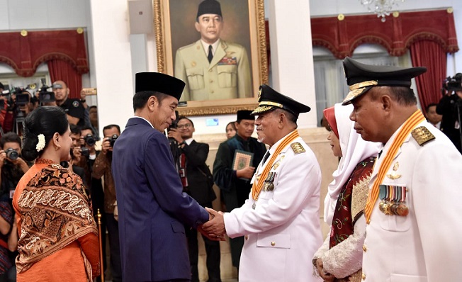 Presiden Jokowi Lantik Gubernur dan Wakil Gubernur Maluku Utara