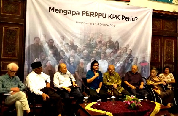 Sejumlah Tokoh Nasional Dukung Presiden Jokowi Terbitkan Perppu KPK