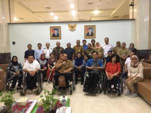 Kelompok Disabilitas Audiensi ke DPRD DKI Jakarta 