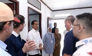Presiden Jokowi Apresiasi Peran Swasta Bantu Bangun Rumah Korban Gempa