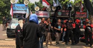 Polri Terjunkan 500 Personel Amankan Aksi Buruh DI Balaikota