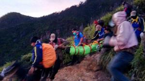 Basarnas Berhasil Evakuasi Dua Jenasah Pendaki Gunung Dempo