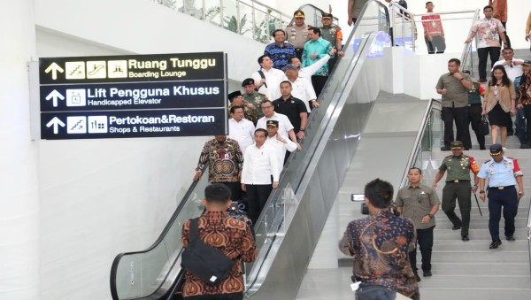 Presiden Jokowi Resmikan Terminal Baru Bandara Syamsudin Noor The Jewel Of Borneo