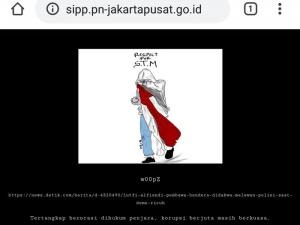 Situs PN Jakpus Diretas, Diduga Kuat Terkait Dakwaan Demo Siswa STM