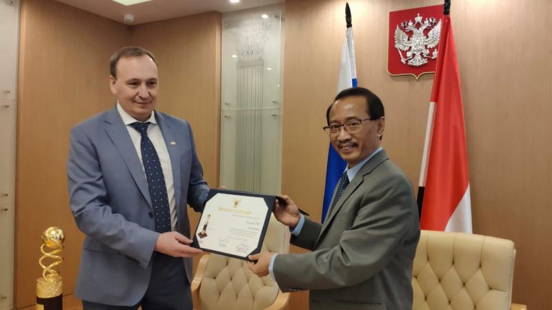 Perusahaan Rusia Raih Primaduta Award dari Pemerintah Indonesia