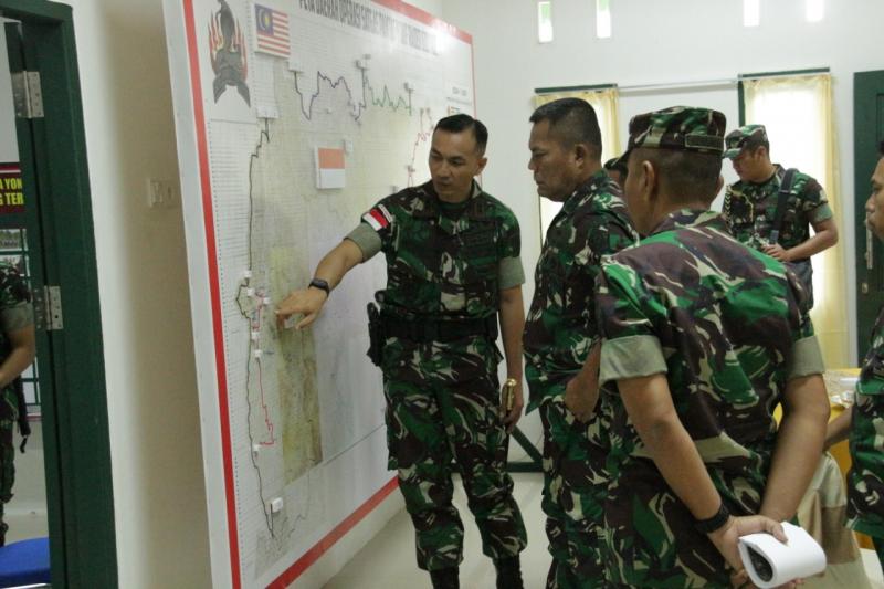 Imbas Konflik Natuna, Kasum TNI Lakukan Pengecekan Kekuatan dan Kesiapsiagaan Prajurit di Nunukan
