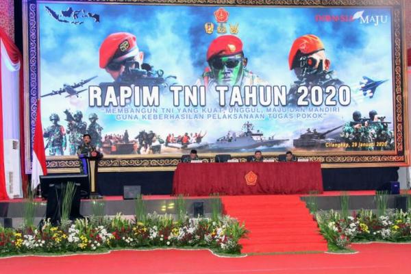 Panglima TNI : Rapim TNI Mantapkan Soliditas dan Profesionalitas TNI