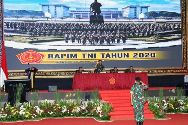 Panglima TNI Tutup Rapim TNI 2020