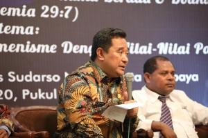 Hadiri Rakernas GAMKI, Plt. Dirjen Politik dan PUM Kemendagri Bahas Soal Dana Otsus Papua