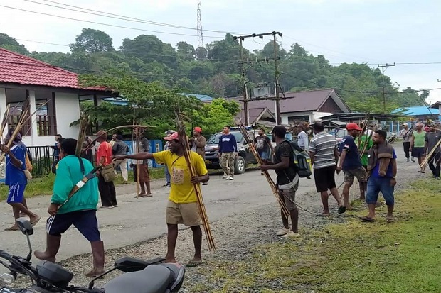 Begini Awal Mula Sejumlah Massa di Papua Bakar Kantor Bupati serta Dinas Lainnya