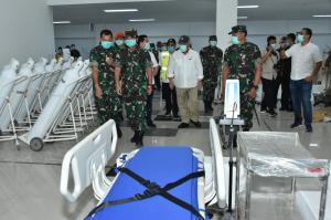 Panglima TNI Tinjau Kesiapan Wisma Atlet Menjadi Rumah Sakit Darurat Penanganan Covid-19