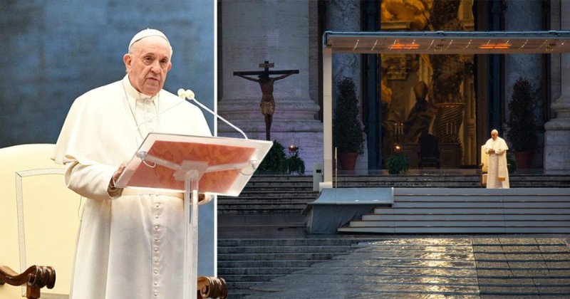 Berdoa Tanpa Umat, Di Hadapan Salib, Paus Fransiskus: Kami Takut dan Tersesat