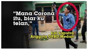 Anggota DPRD Medan Jelaskan Duduk Perkara soal Ucapan `Mana Corona Biar Kutelan`