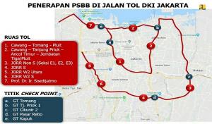  PSBB Mampu Turunkan Traffic Jalan Tol di DKI Jakarta, Jabar dan Banten