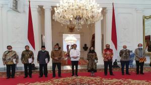 Jokowi Terima Kunjungan Wantimpres Bahas Percepatan Penanganan dan Dampak Covid-19