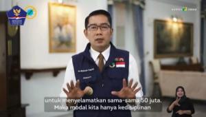 Ridwan Kamil:PSBB Jawa Barat, Angka Kasus Covid-19 Turun