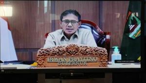 Gubernur Irwan Prayitno Larang Masyarakat Keluar Masuk untuk Cegah Corona