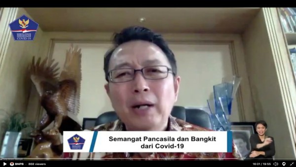 Tung Desem Berbagi Resep Pulih dari Covid-19 di Hari Lahir Pancasila