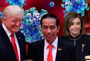 Jokowi Damaikan Trump-Pelosi