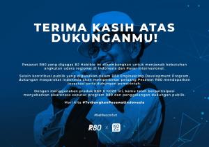 Lanjutkan Misi dan Mimpi BJ. Habibie, Koze Indonesia Lakukan Kolaborasi dengan Pesawat R80