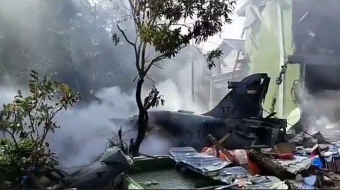 Pesawat Tempur TNI AU Jatuh di Riau, 3 Rumah Dilaporkan Rusak