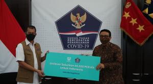Unilever Indonesia Distribusikan Alat Tes PCR Melalui Gugus Tugas