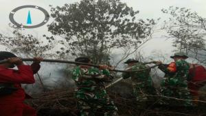 Riau Kembali Dilanda Karhutla, Satgas Lakukan Pemadaman dan Pendinginan