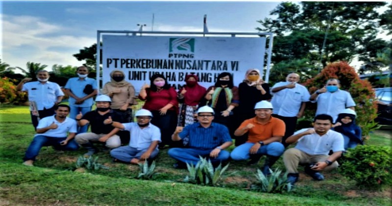 Kunker Komisaris Utama PTPN VI ke Unit Usaha Batang Hari, Jambi