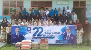 DPD PAN Tanah Datar bantu panti asuhan Muhammadiyah Lima Kaum