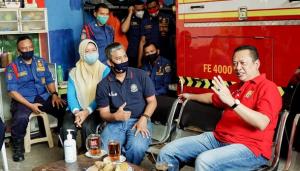Ngobras Bareng Pemadam Kebakaran, Bamsoet: Pemadam Kebakaran Pahlawan Masa Kini