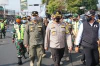 Operasi Gabungan Penerapan Protokol Kesehatan di Bogor