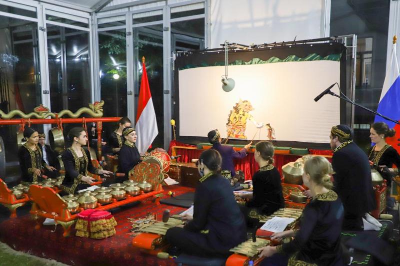 Promosikan Budaya Indonesia, KBRI Moskow Gelar Wayang Kulit