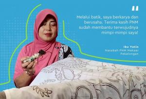 Nasabah Inspiratif, Ibu Saenah: Melalui Batik, Saya Berkarya dan Berusaha