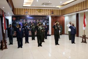 Komandan Lanud Silas Papare hadiri Upacara HUT ke-75 TNI Secara Virtual