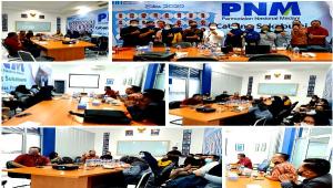 Kunjungi PNM Sukabumi, PT Mitra Dagang Madani Sharing Pendampingan Warung Mekaar