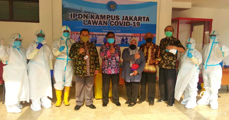 Pastikan Kesehatan Civitas, Kampus IPDN Jakarta Gelar Swab Test Covid-19